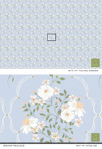 Heirloom Trellis Wallpaper_Blue