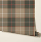 Holmes Plaid Wallpaper_Beige