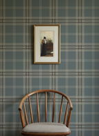 Winston Plaid Wallpaper_Teal