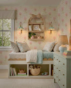 Dandy Wildflower Wallpaper -Pink