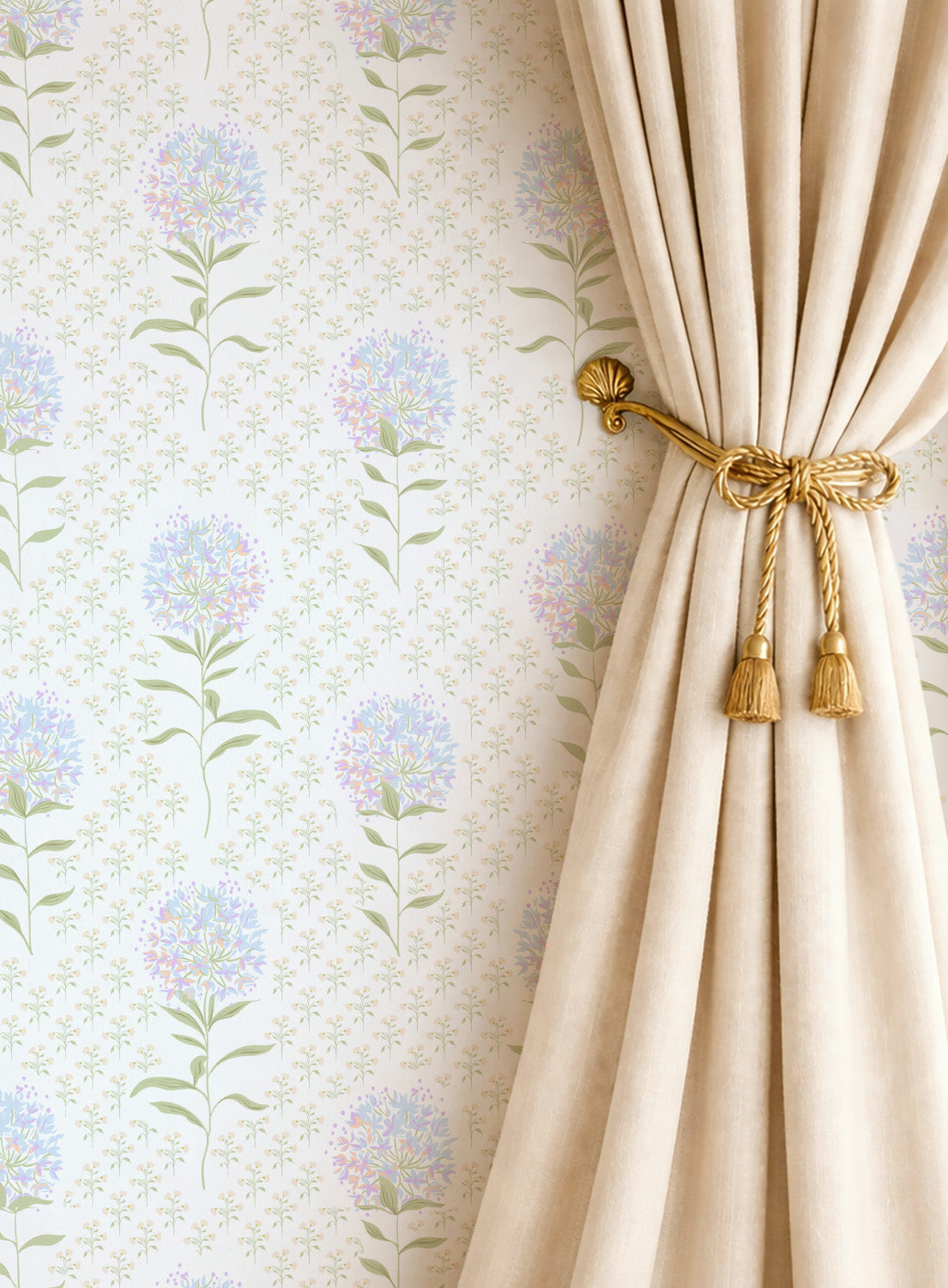 Dandy Wildflower Wallpaper_Cream