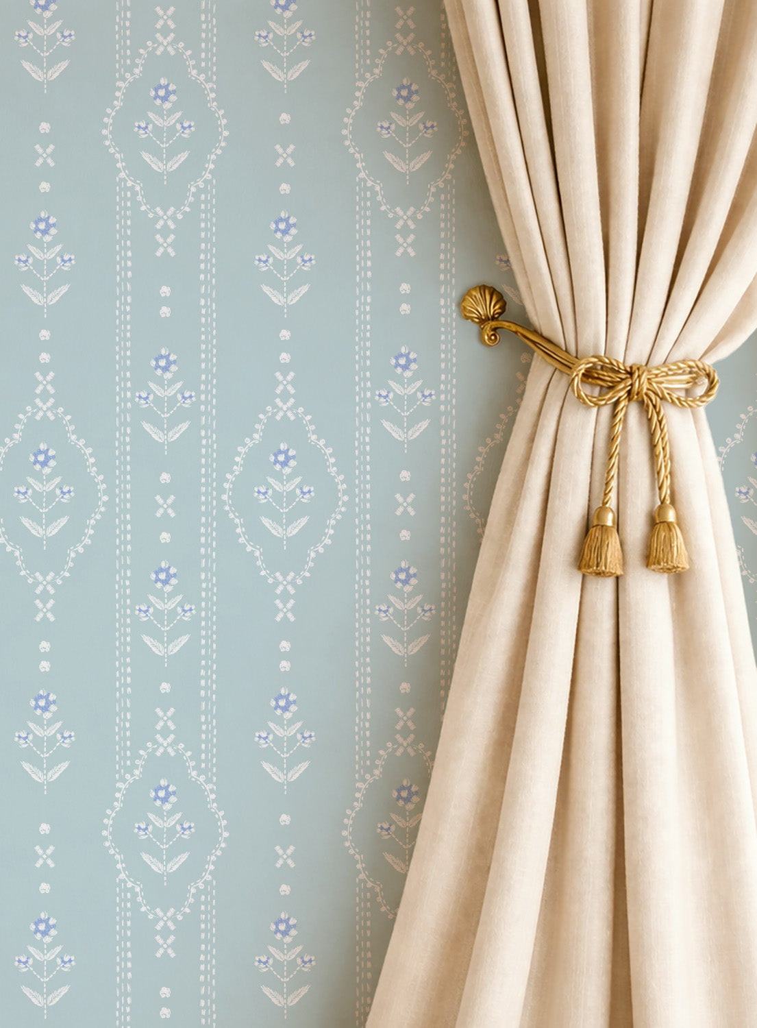 Jasmine Stripe _Mint