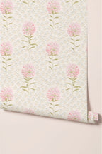 Dandy Wildflower Wallpaper -Pink