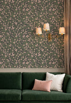 Daphne Wallpaper _Olive Green