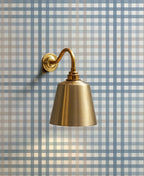 Principe Gingham Wallpaper _Blue
