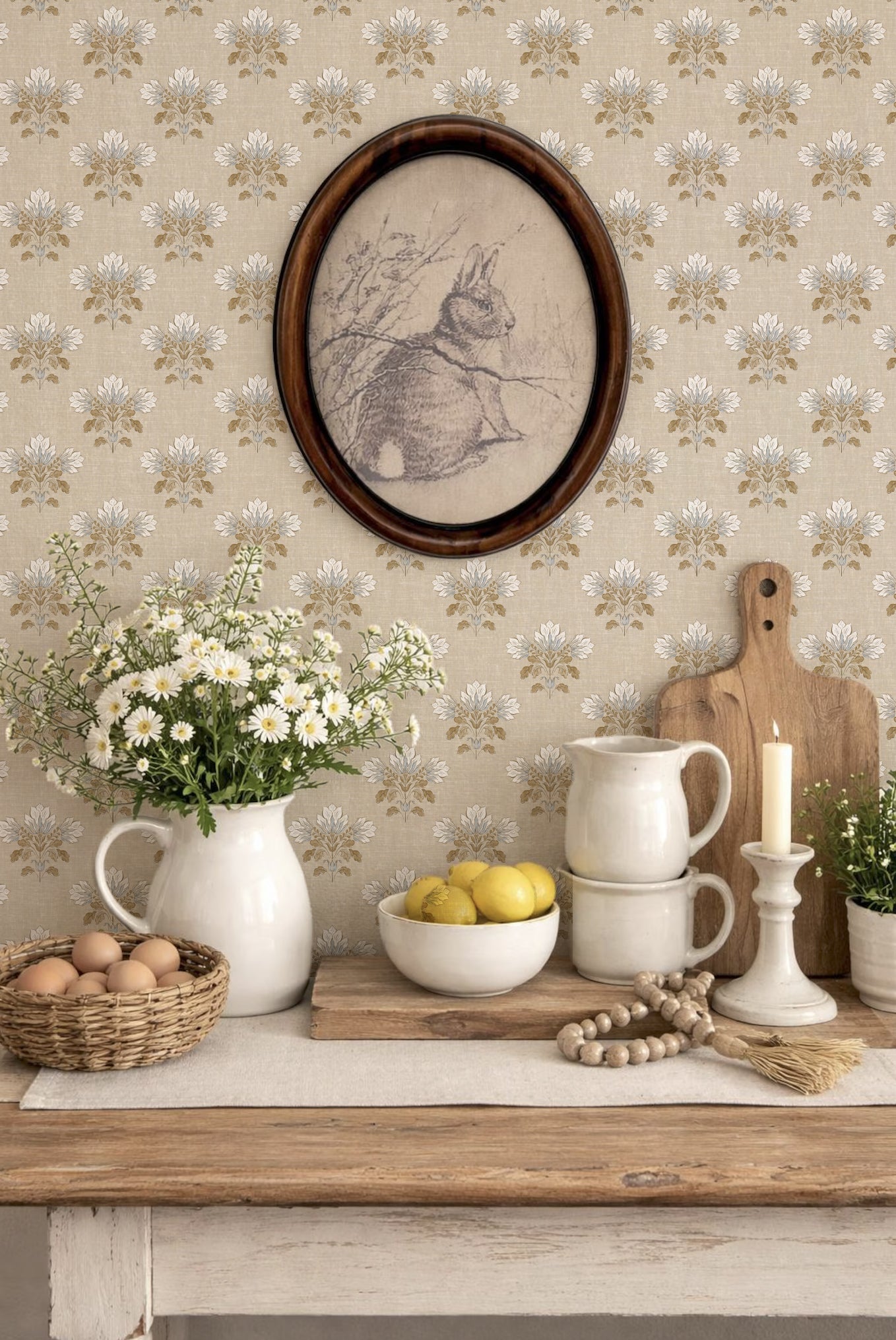 Clarita Wallpaper_Beige