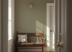 Smoky Moss_Solid Color Wallpaper