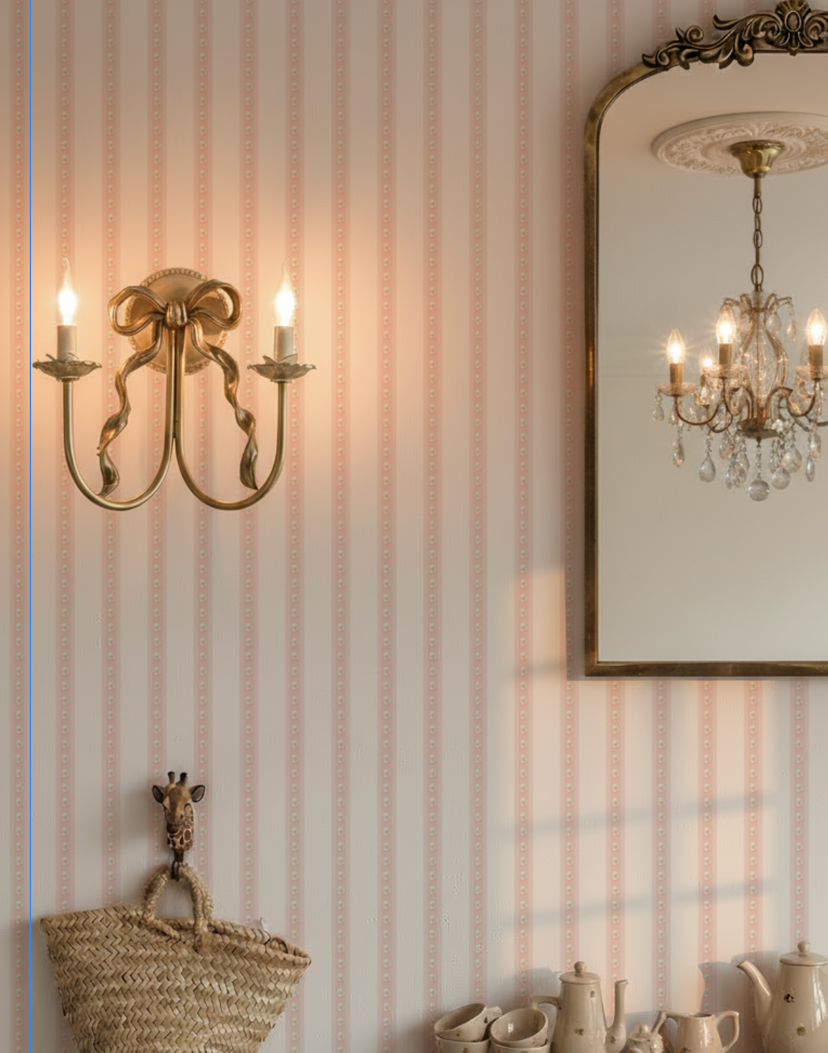 Perlas Stripe Wallpaper