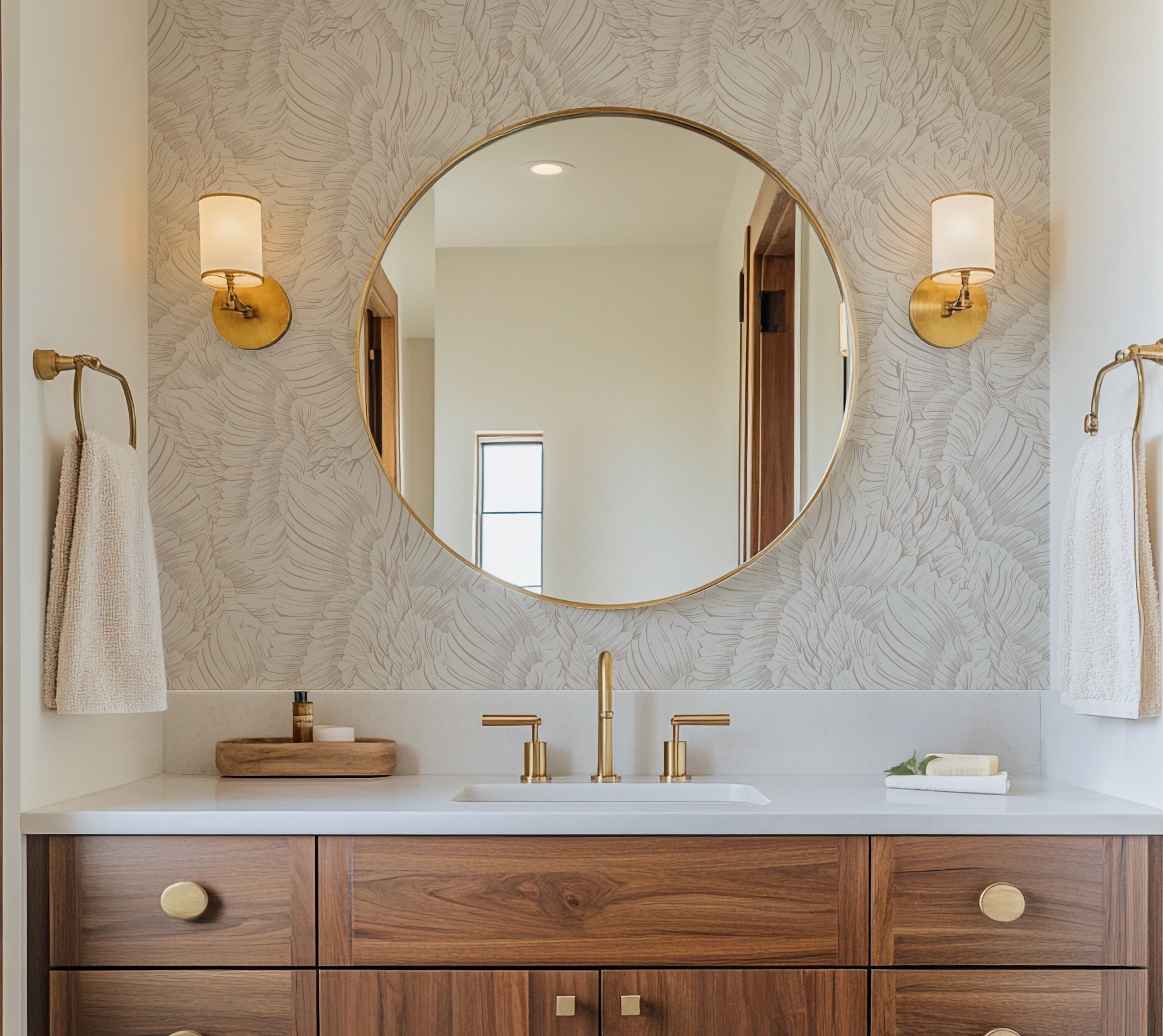 Serene Plumage Wallpaper