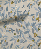 Branches in Blossom Wallpaper _Blue