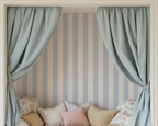 Cabana Stripe Wallpaper_Blue