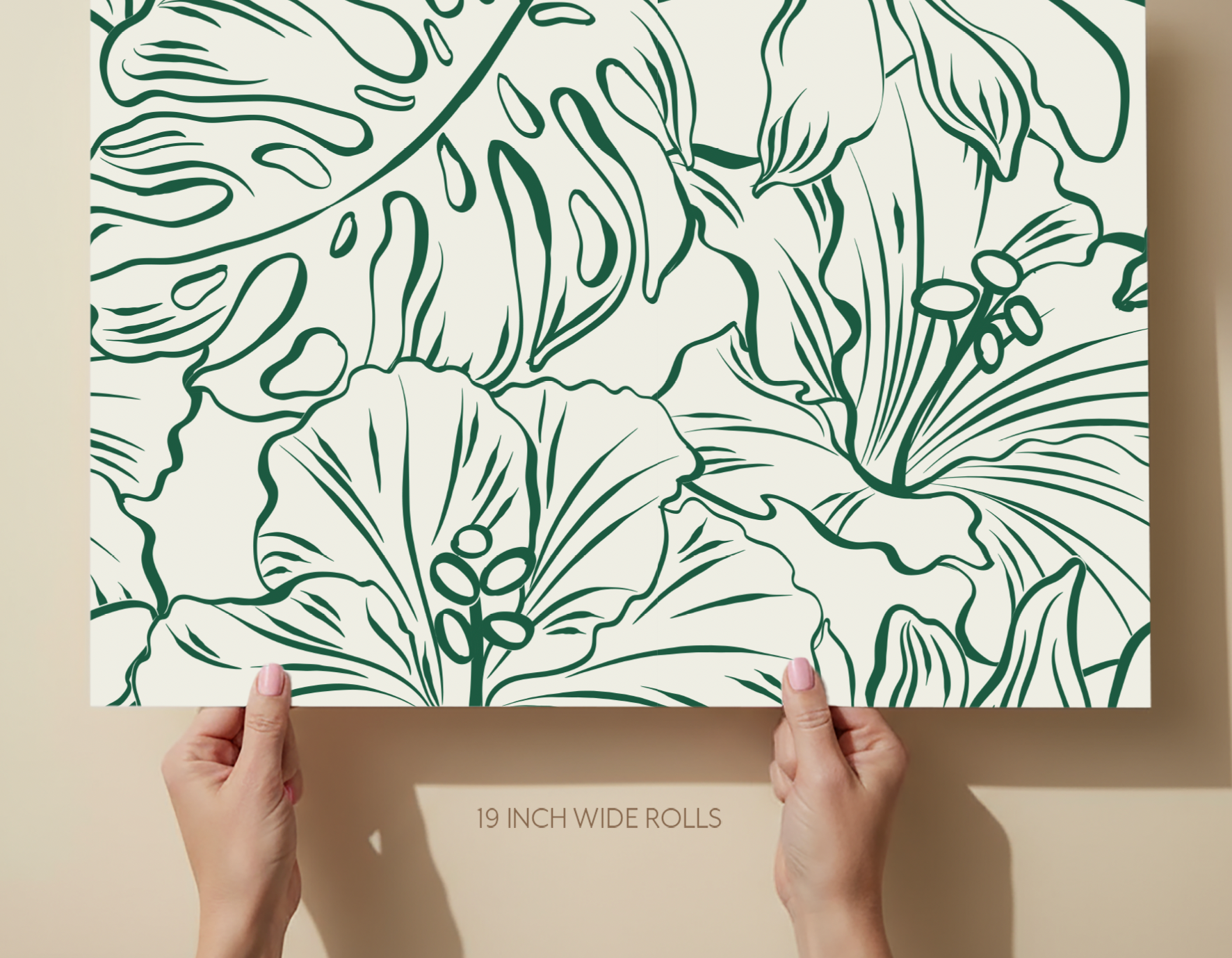 Amazonia Flora_ Verde Wallpaper