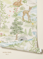 Whimsical Woodlands Mural Wallpaper