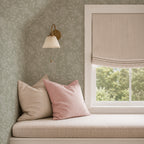 Sophie Rose Toile Wallpaper _ Eucalyptus Green