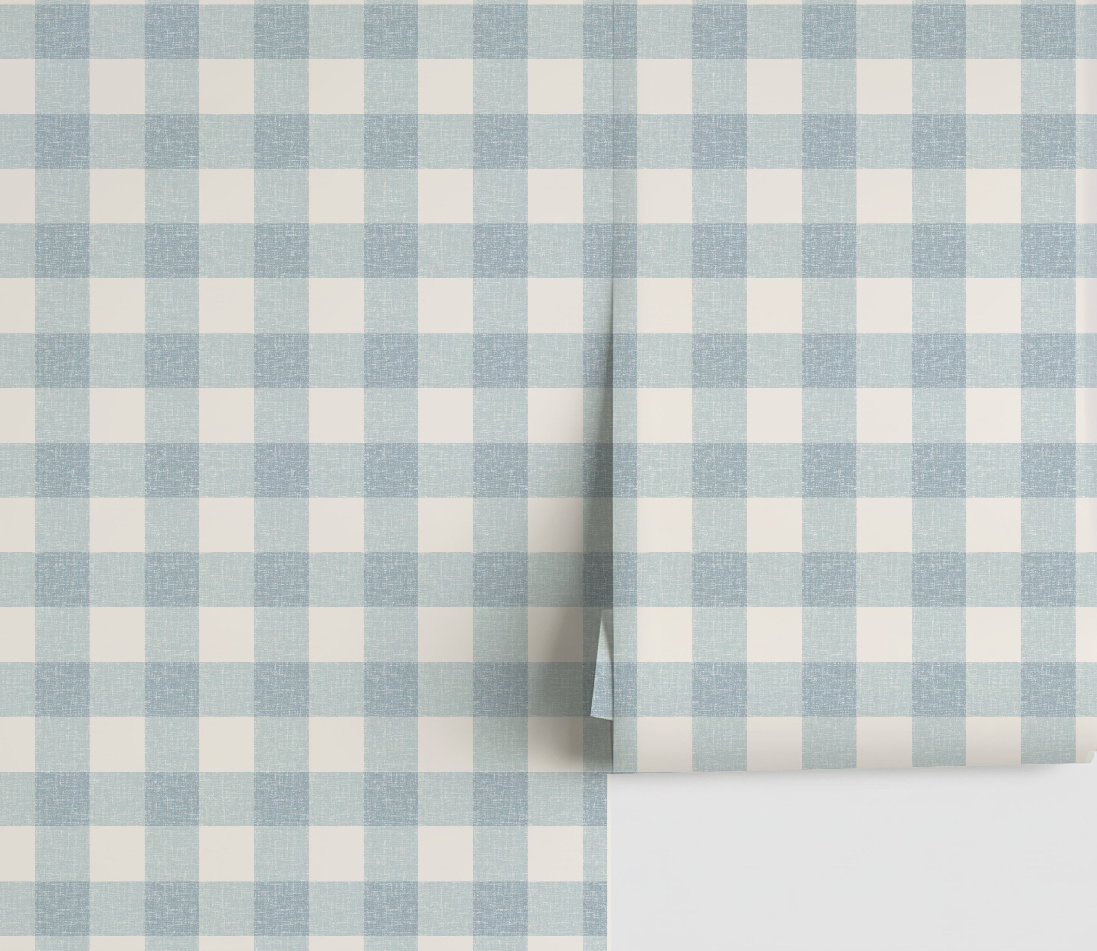 Dorothy Gingham Wallpaper _Blue