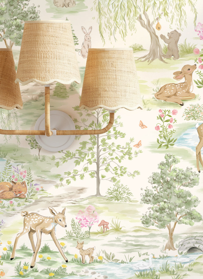 Whimsical Woodlands Mural Wallpaper