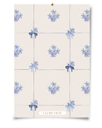 Daisy's Tile Floral Wallpaper_Blue