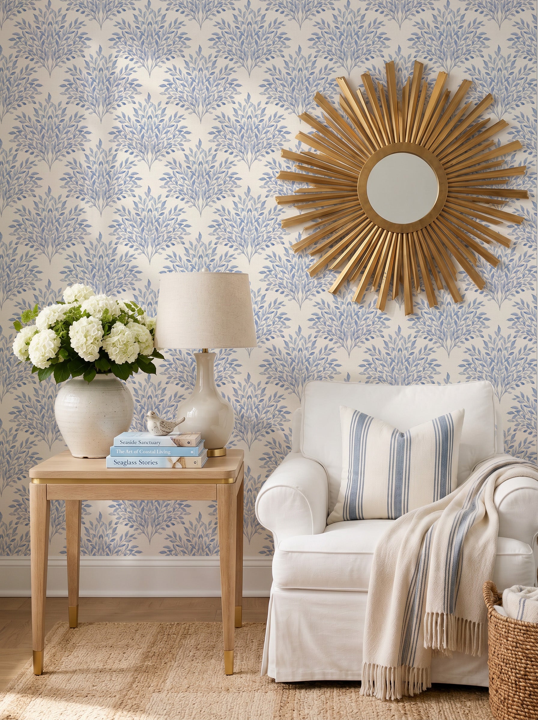 Willow Plume Wallpaper_Blue