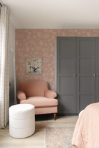 Queen Anne Floral _Blush Wallpaper