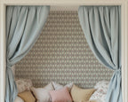 Gracie Foulard _Mint Wallpaper