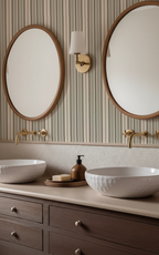 Bently Stripe Wallpaper_Green