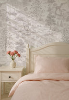 Whimsical Woodlands Wallpaper_Greige