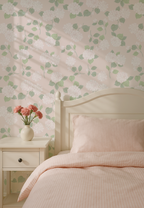 Garden Hydrangea_Soft Pink Wallpaper