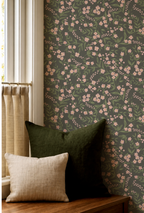 Daphne Wallpaper _Olive Green