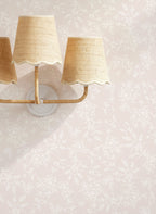 Sophie Rose Toile Wallpaper _Light Blush
