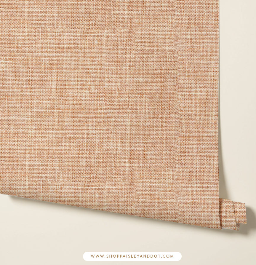 Tulum Burlap Wallpaper_Natural