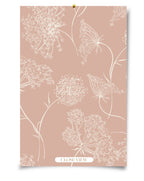 Queen Anne Floral _Blush Wallpaper