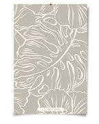Amazonia Flora_ Gray Sage Wallpaper