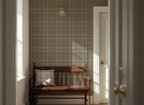 Winston Plaid Wallpaper_Taupe